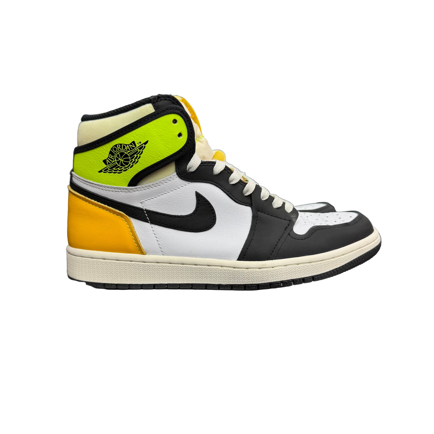 Nike Air Jordan 1 Retro High White Black Volt University Gold