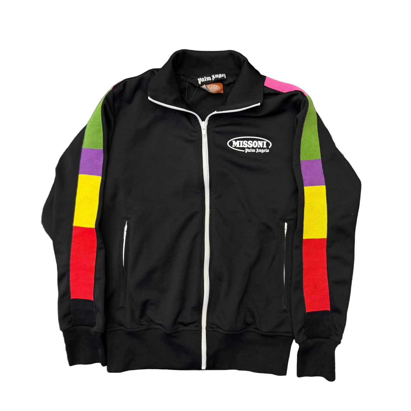 Palm Angels x Missoni Track Jacket Black White