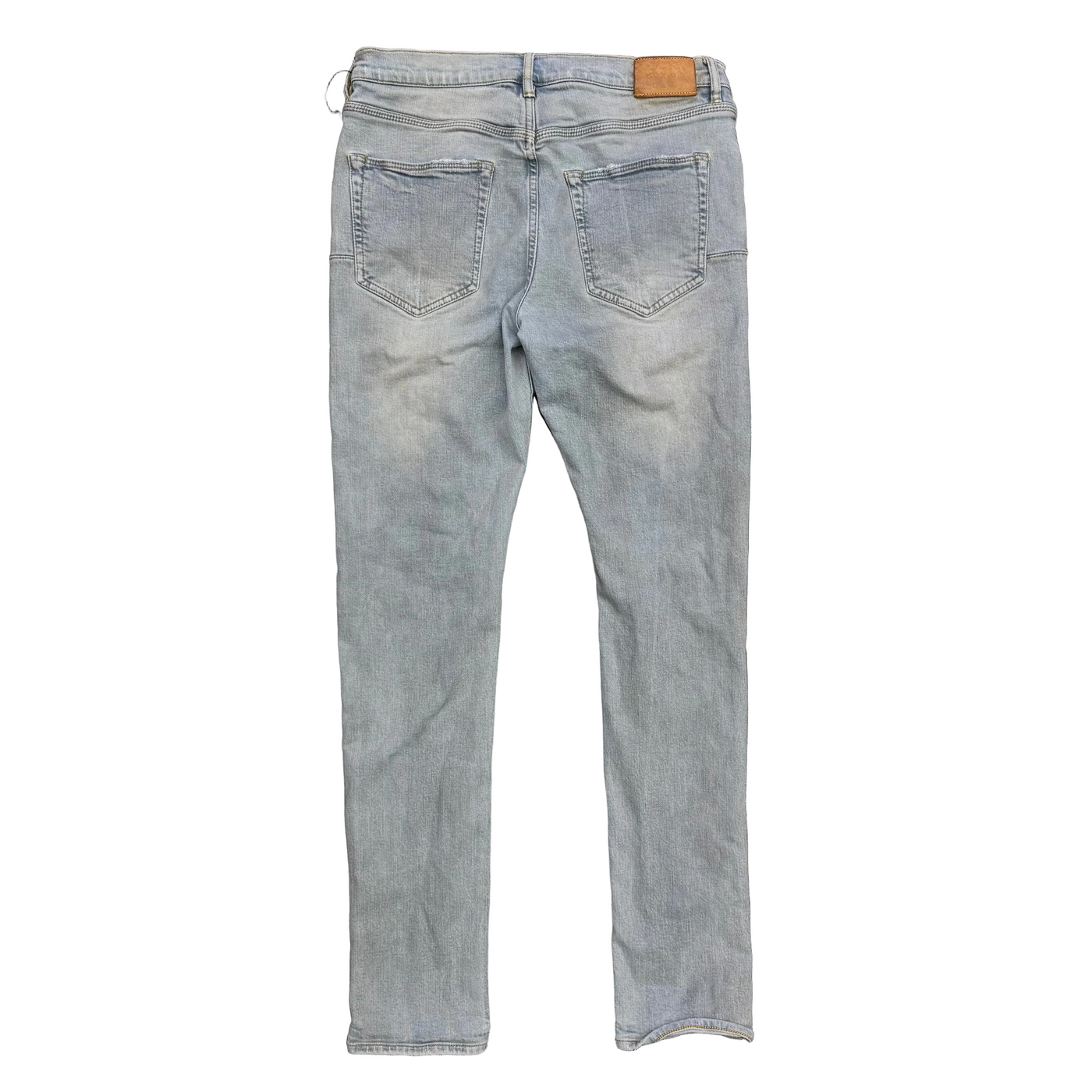 Purple Brand Low RIse Skinny Jeans Light Dirty Wax