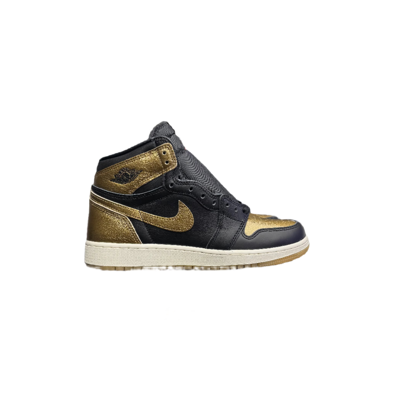 Nike Air Jordan 1 Retro High OG GS Black Metallic Gold