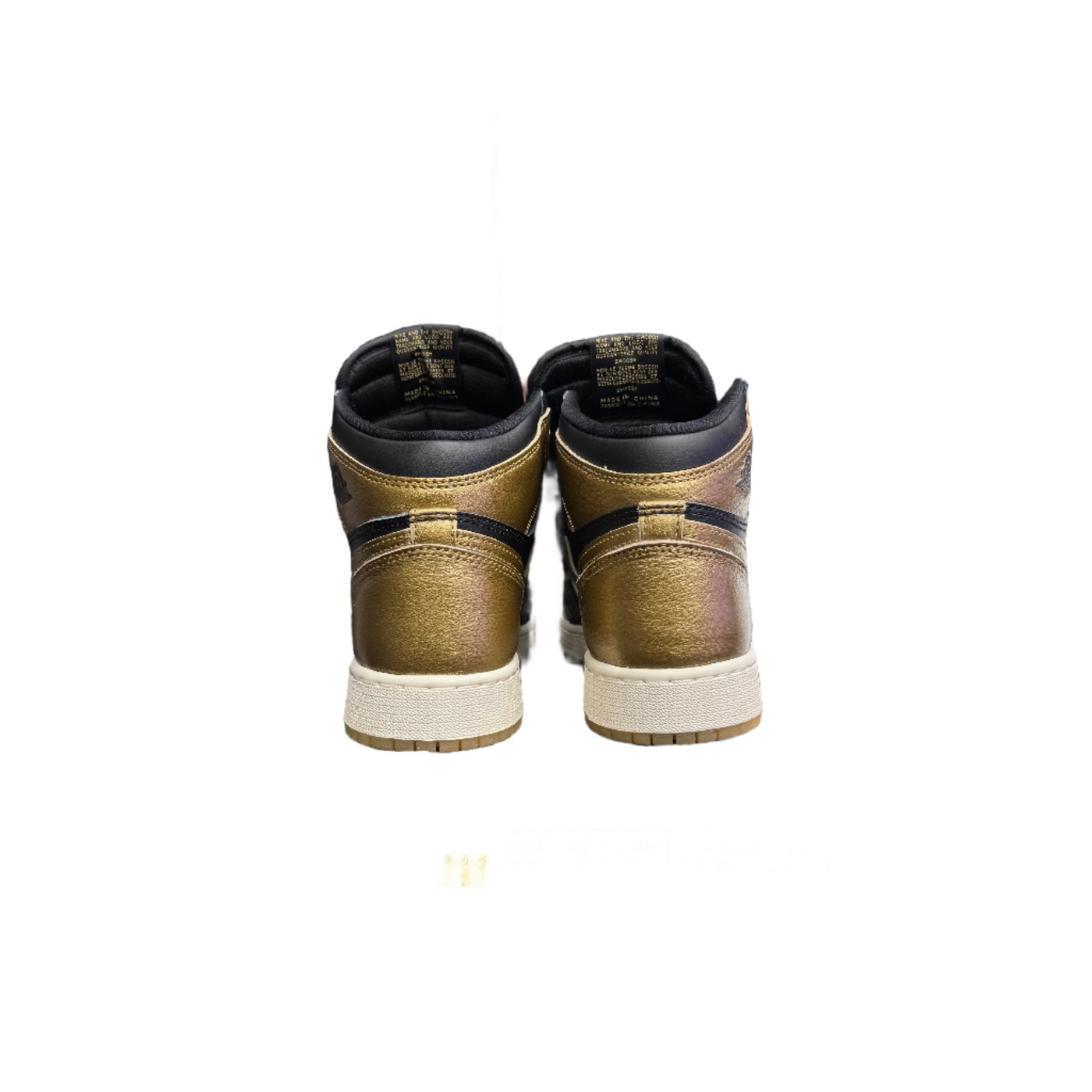 Nike Air Jordan 1 Retro High OG GS Black Metallic Gold