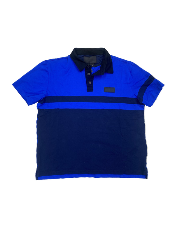 Prada Pique Polo Shirt Blue