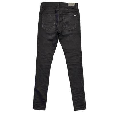 Amiri MX1 Camo Patch Jeans Black