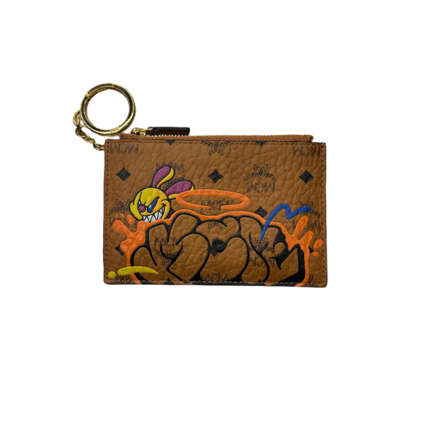 MCM Sam-By-Pen Rabbit Visetos Wallet Case