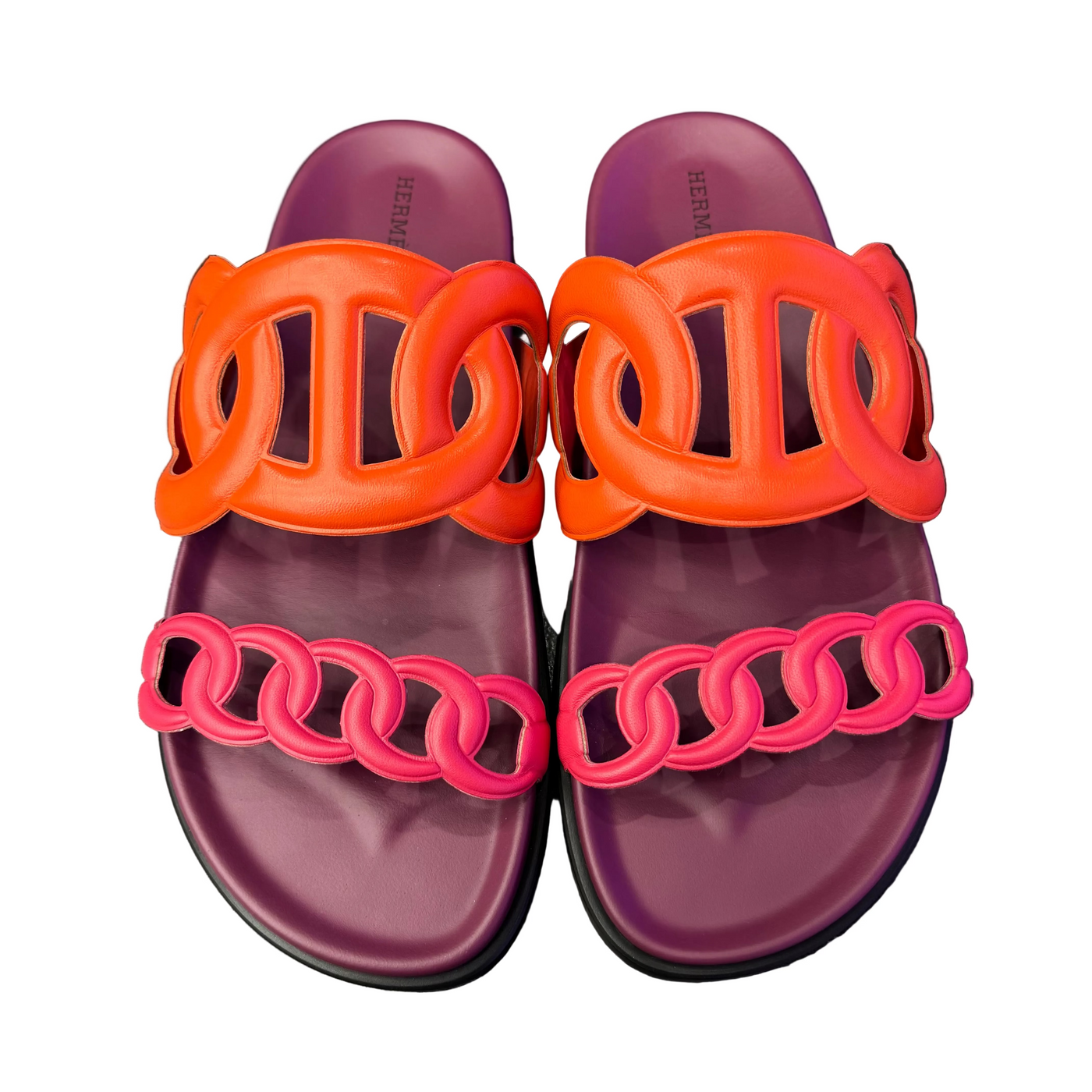 Hermes Extra Slide Orange Pink