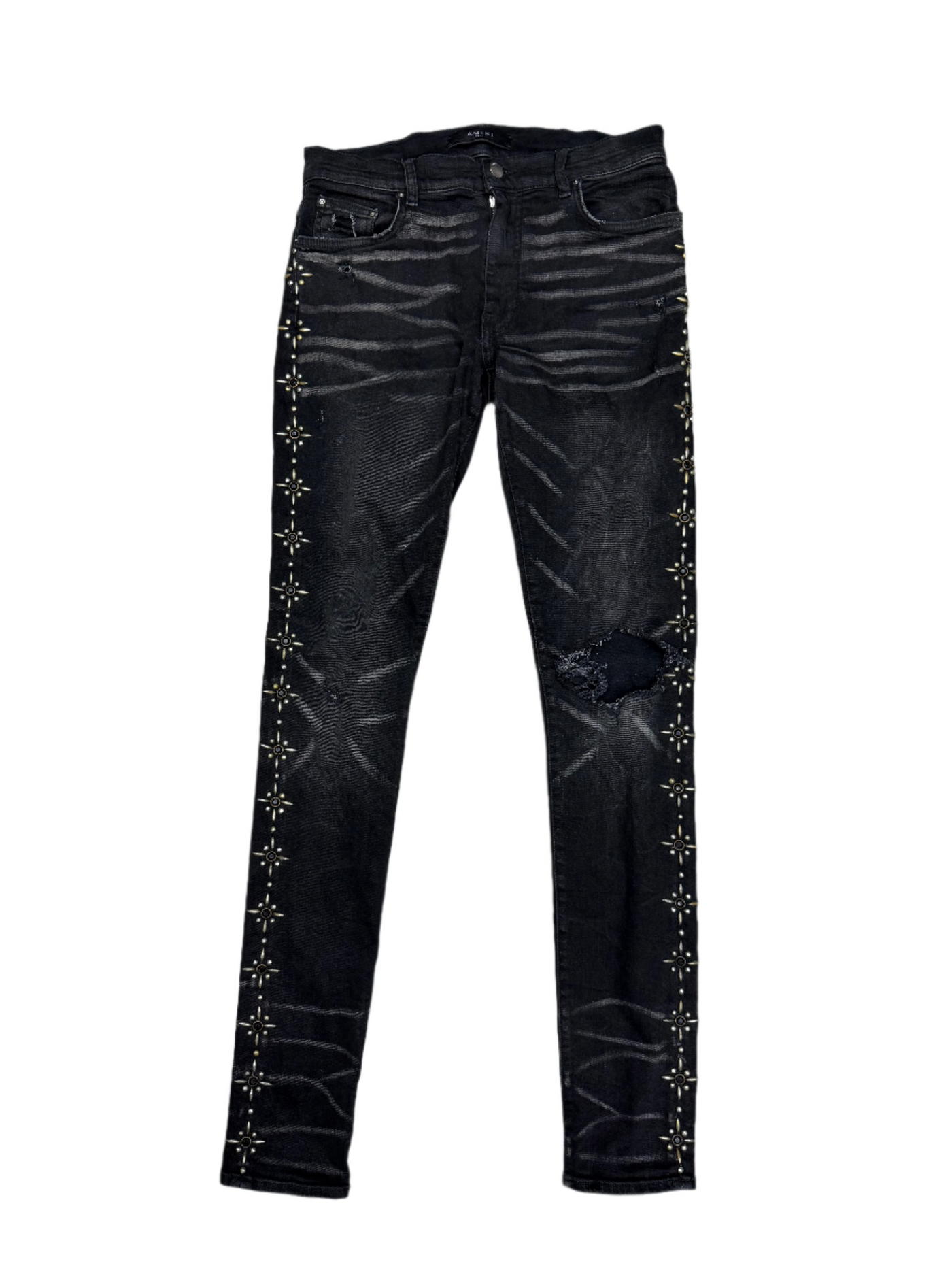 Amiri Studded Side Stripe Jeans