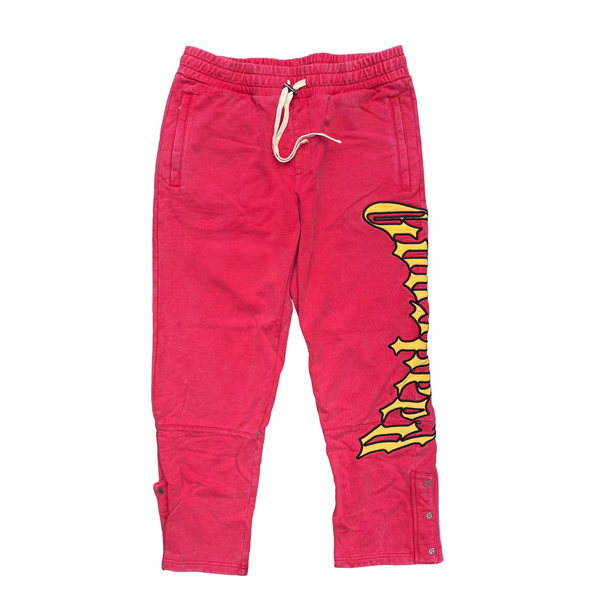 Godspeed OG Logo V2 Sweatpants Red Yellow