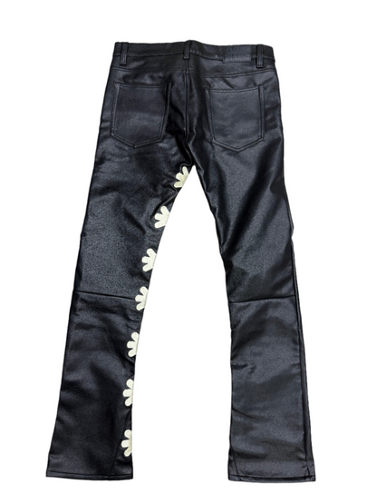 Lost SHDWS Sun Logo Leather Pants