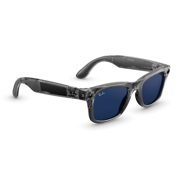 Rayban Meta Wayfarer (Gen 2) Glasses Shiny Transparent Grey