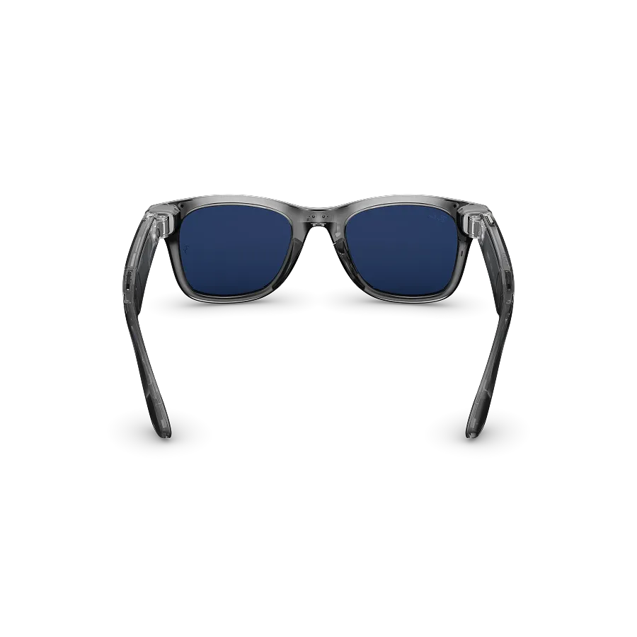 Rayban Meta Wayfarer (Gen 2) Glasses Shiny Transparent Grey