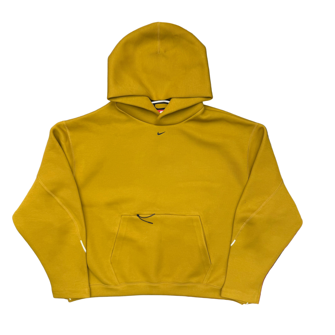 Nike Tech Fleece Mid Swoosh Hoodie Yellow
