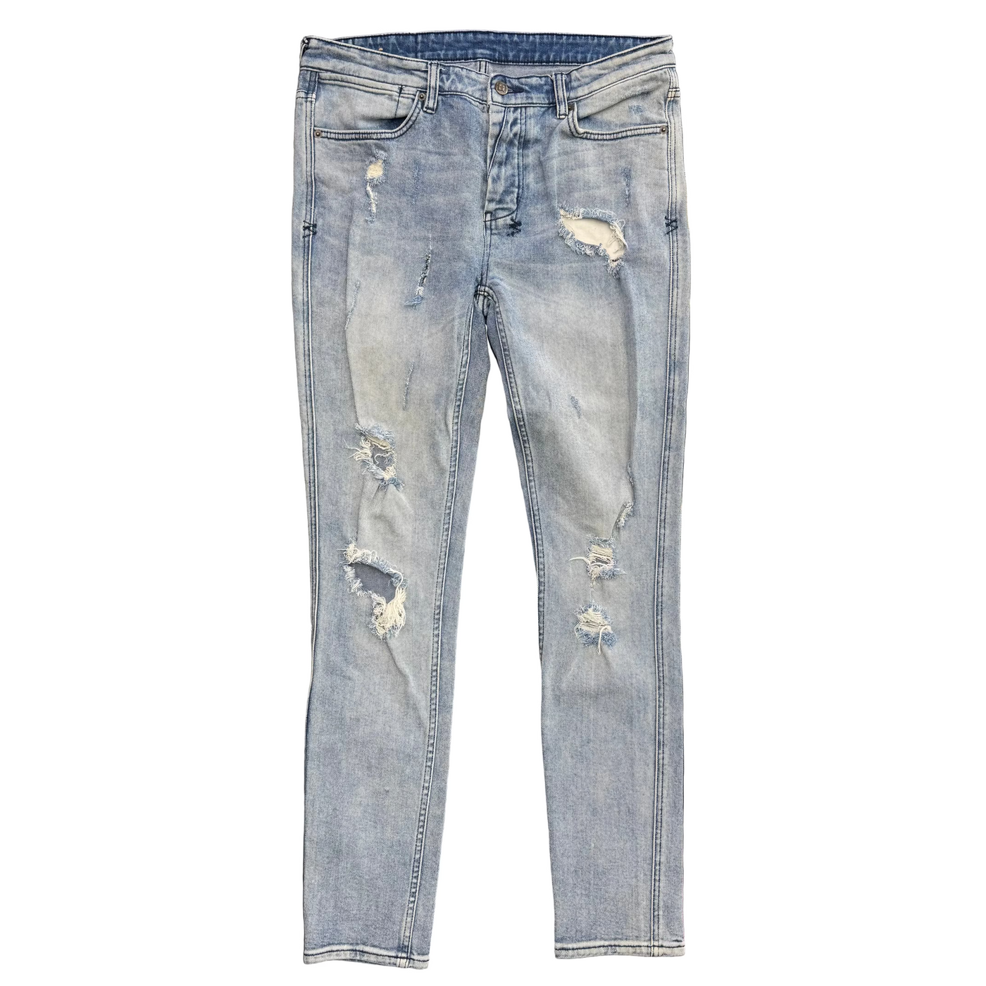 Ksubi Van Winkle Trashed Dreams Jeans Denim Blue