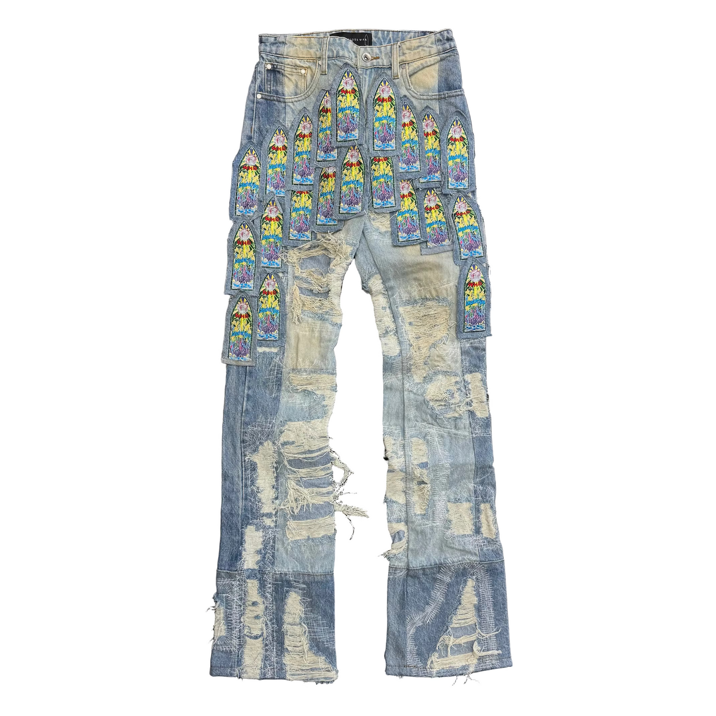 WDW Coliseum Fusion Distressed Jeans Sky
