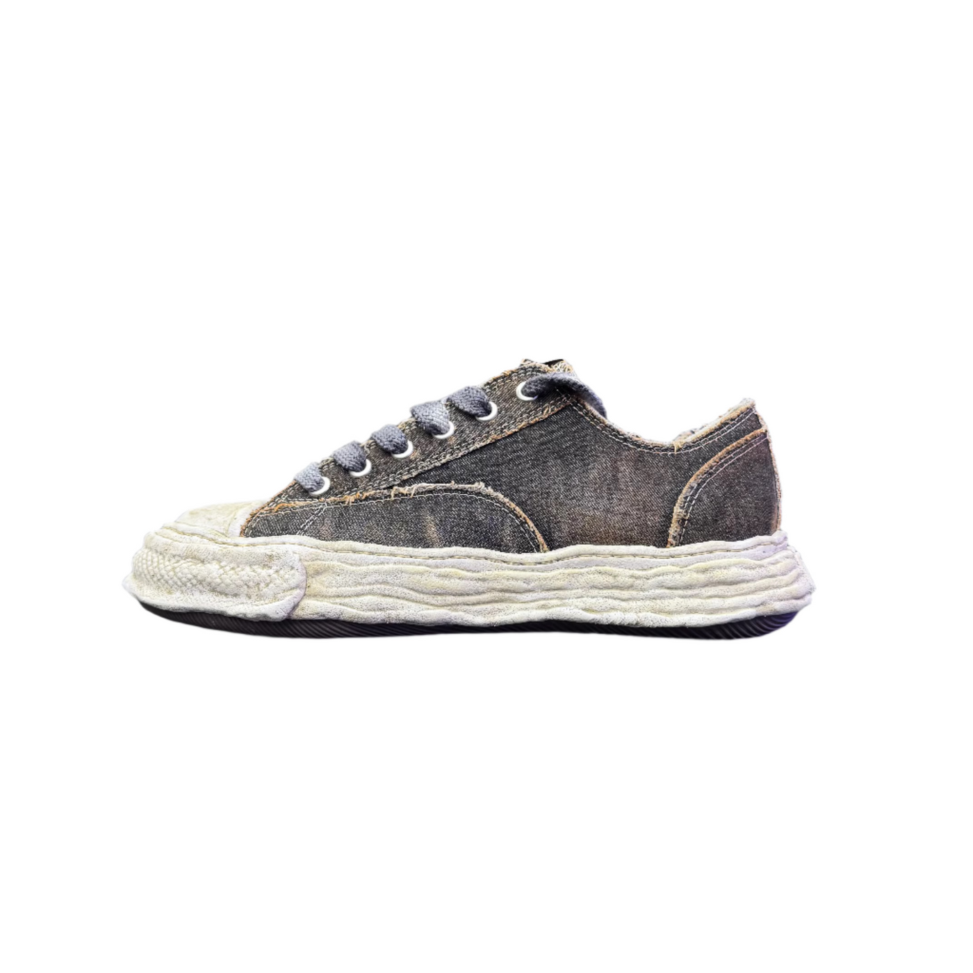 MMY Peterson 23 OG Sole Washed Denim Low Sneakers Black