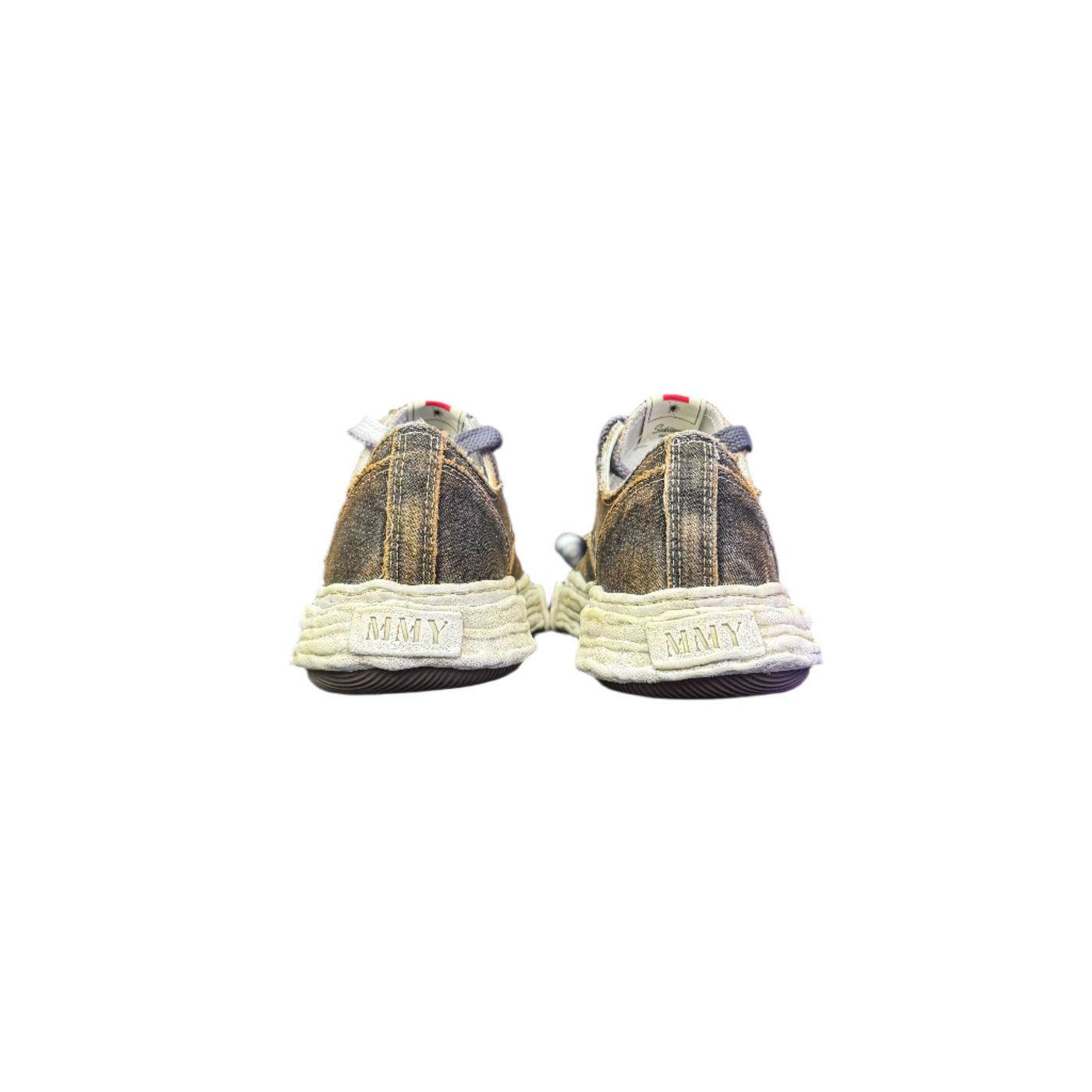 MMY Peterson 23 OG Sole Washed Denim Low Sneakers Black