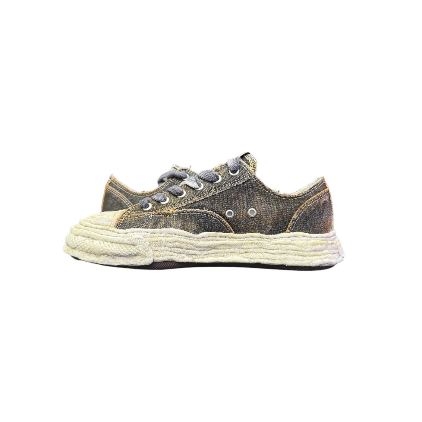 MMY Peterson 23 OG Sole Washed Denim Low Sneakers Black
