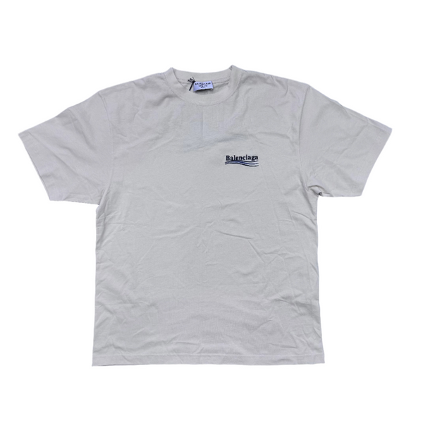 Balenciaga Political Campaign T-Shirt White