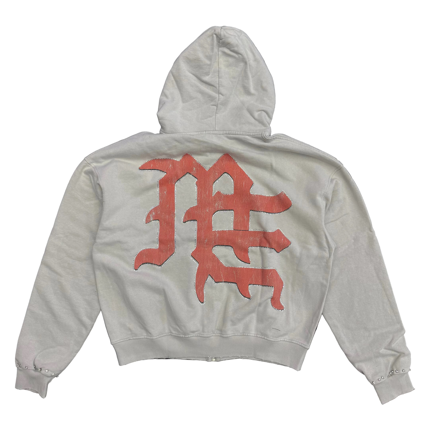 Mixed Emotions Broken Halo Hoodie Grey