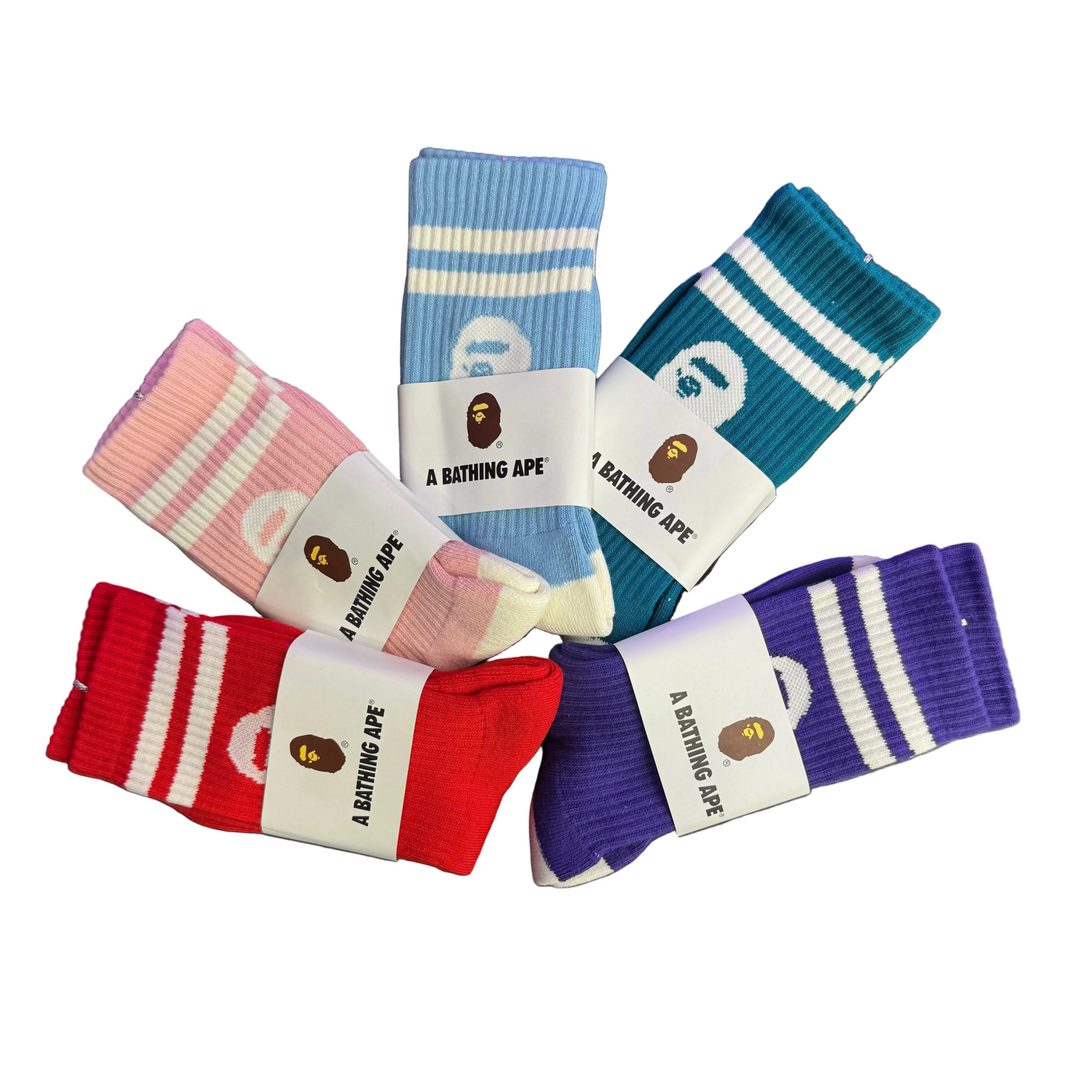BAPE Ape Head Socks