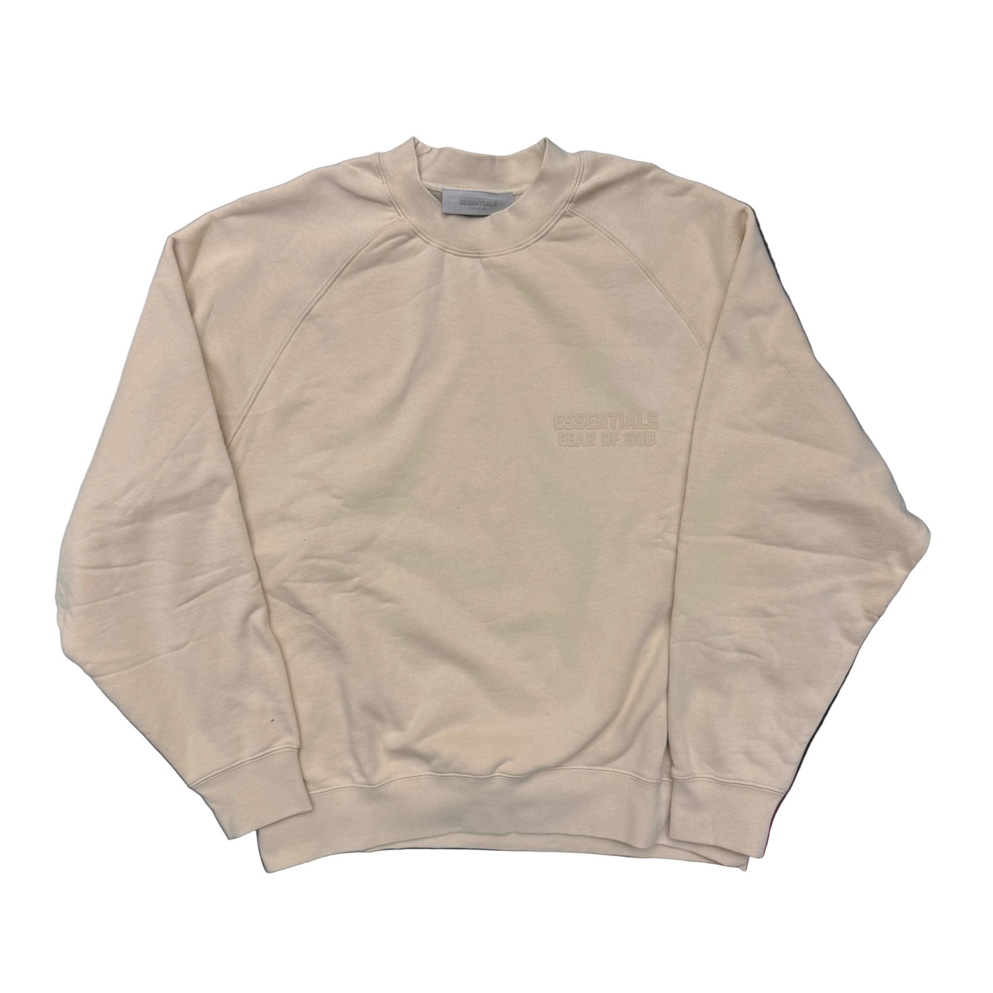 Essentials Fear Of God Crewneck Sweatshirt Sand
