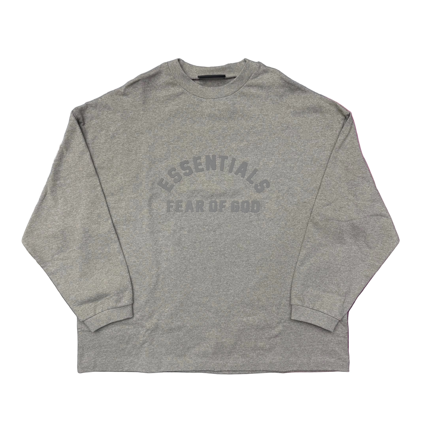 Essentials Fear Of God Heavy L/S Tee Heather Grey
