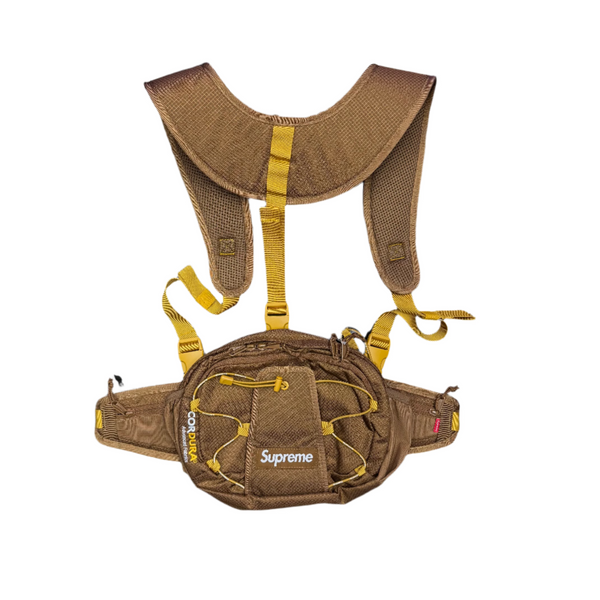 Supreme Harness Waist Bag Brown