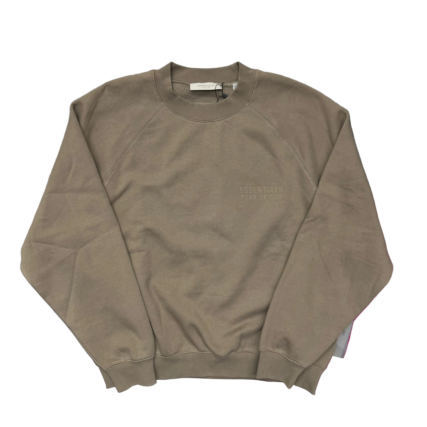 Essentials Fear Of God Crewneck Sweatshirt Wood