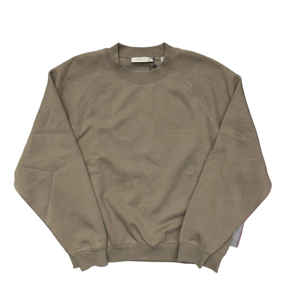 Essentials Fear Of God Crewneck Sweatshirt Wood