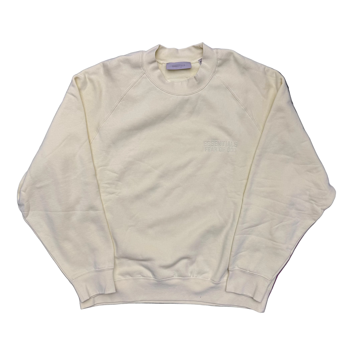 Essentials Fear Of God Crewneck Sweatshirt Eggshell