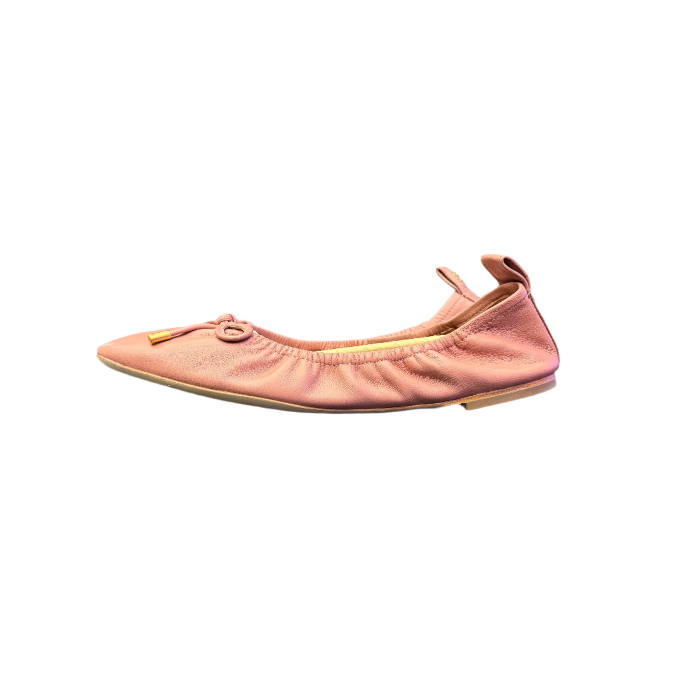 Tory Burch Leather Ballet Flats Pink