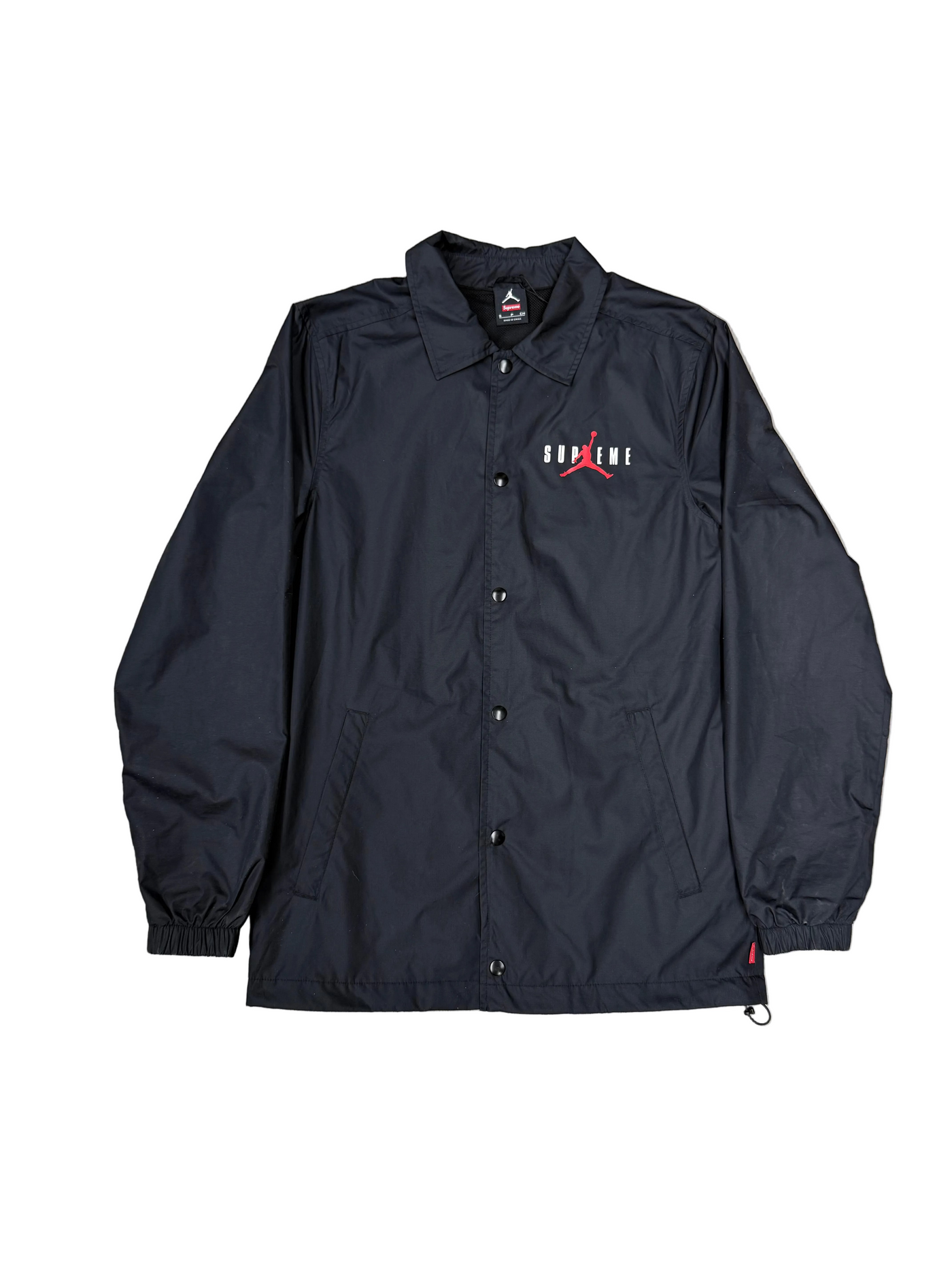 Supreme Jordan Coaches Jacket Black