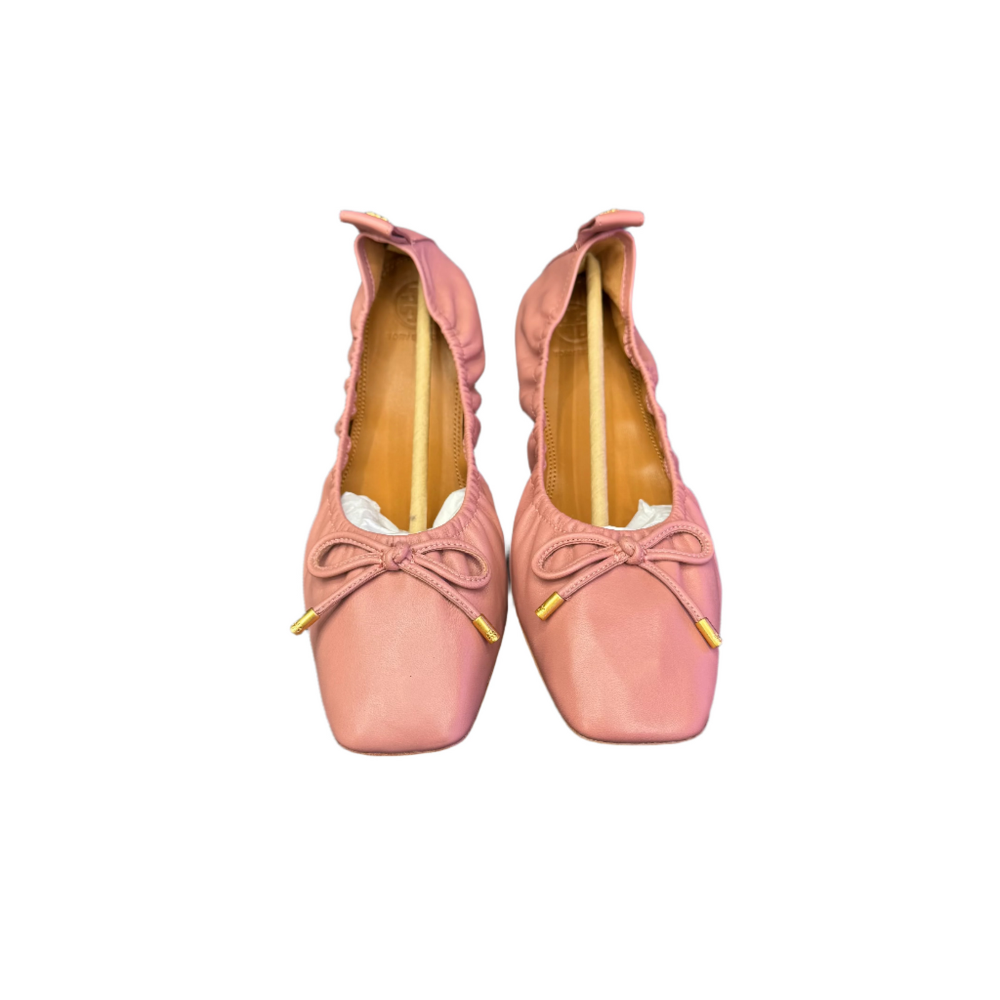 Tory Burch Leather Ballet Flats Pink