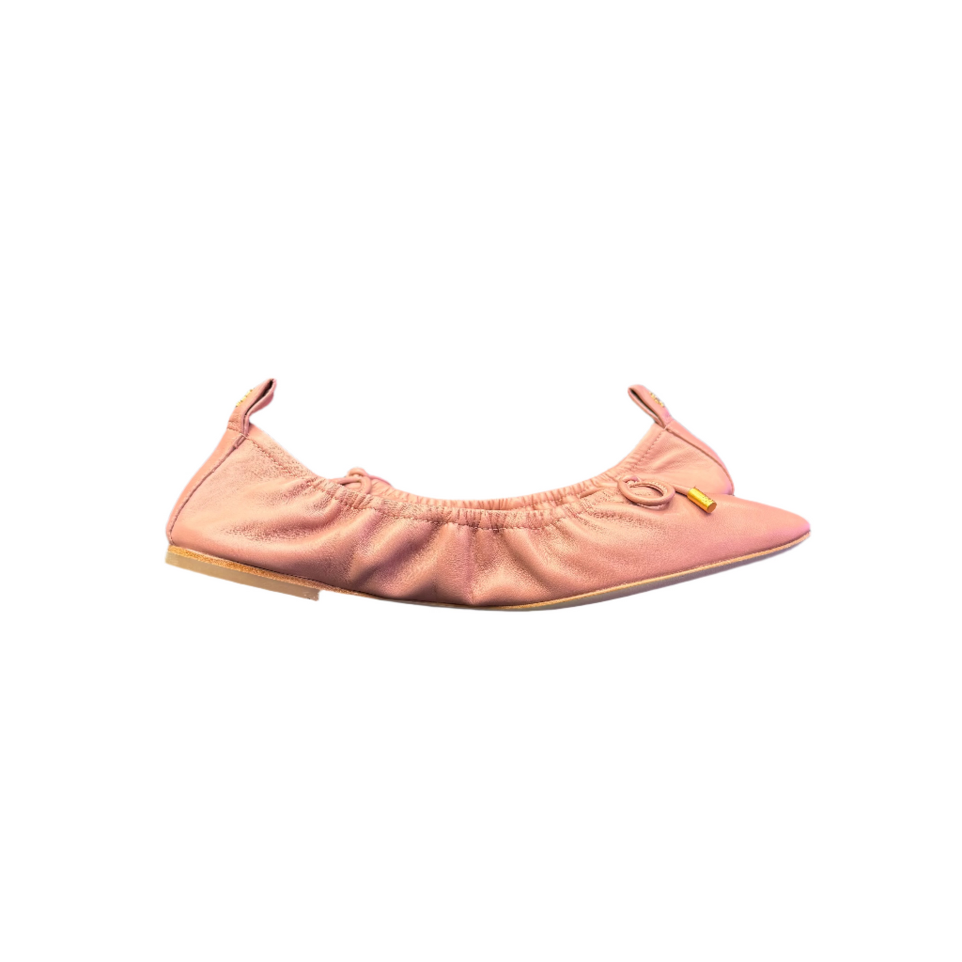 Tory Burch Leather Ballet Flats Pink