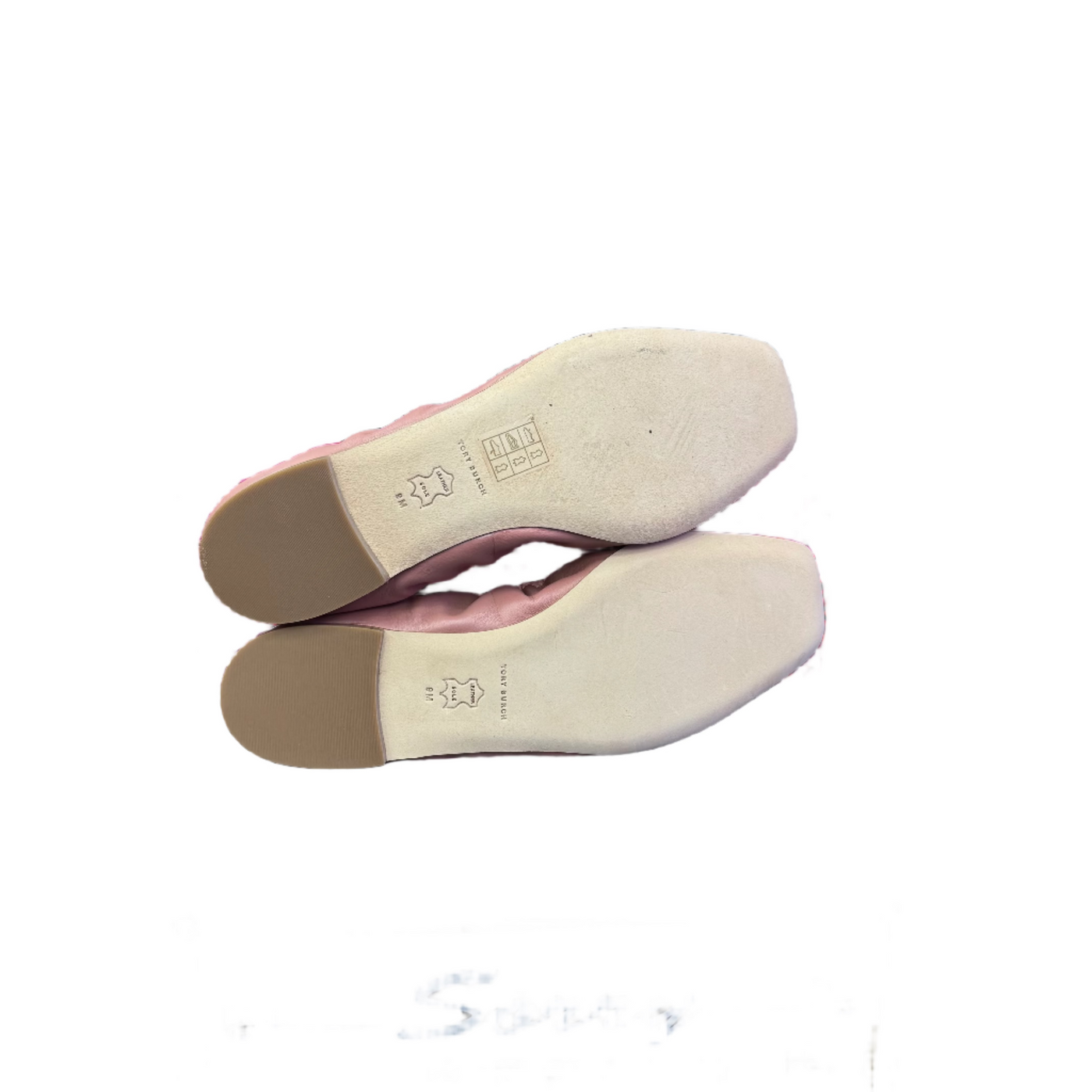 Tory Burch Leather Ballet Flats Pink