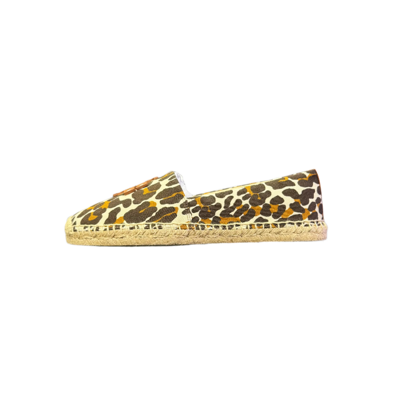 Tory Burch Canvas Espadrille Flats Leopard
