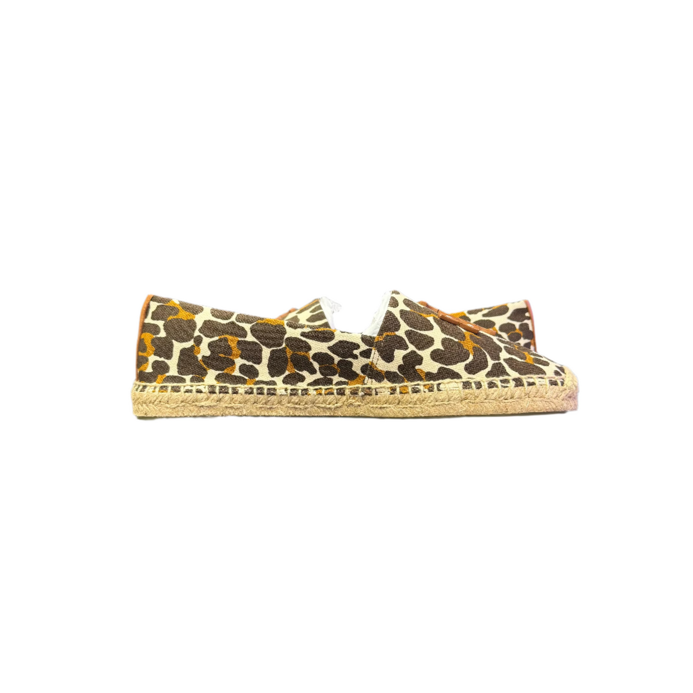 Tory Burch Canvas Espadrille Flats Leopard