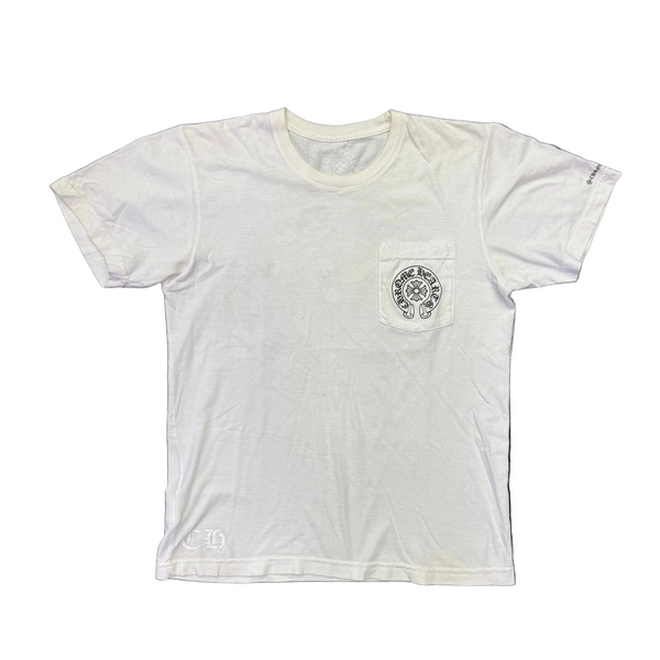 Chrome Hearts Horse Shoe Logo Pocket T-Shirt White
