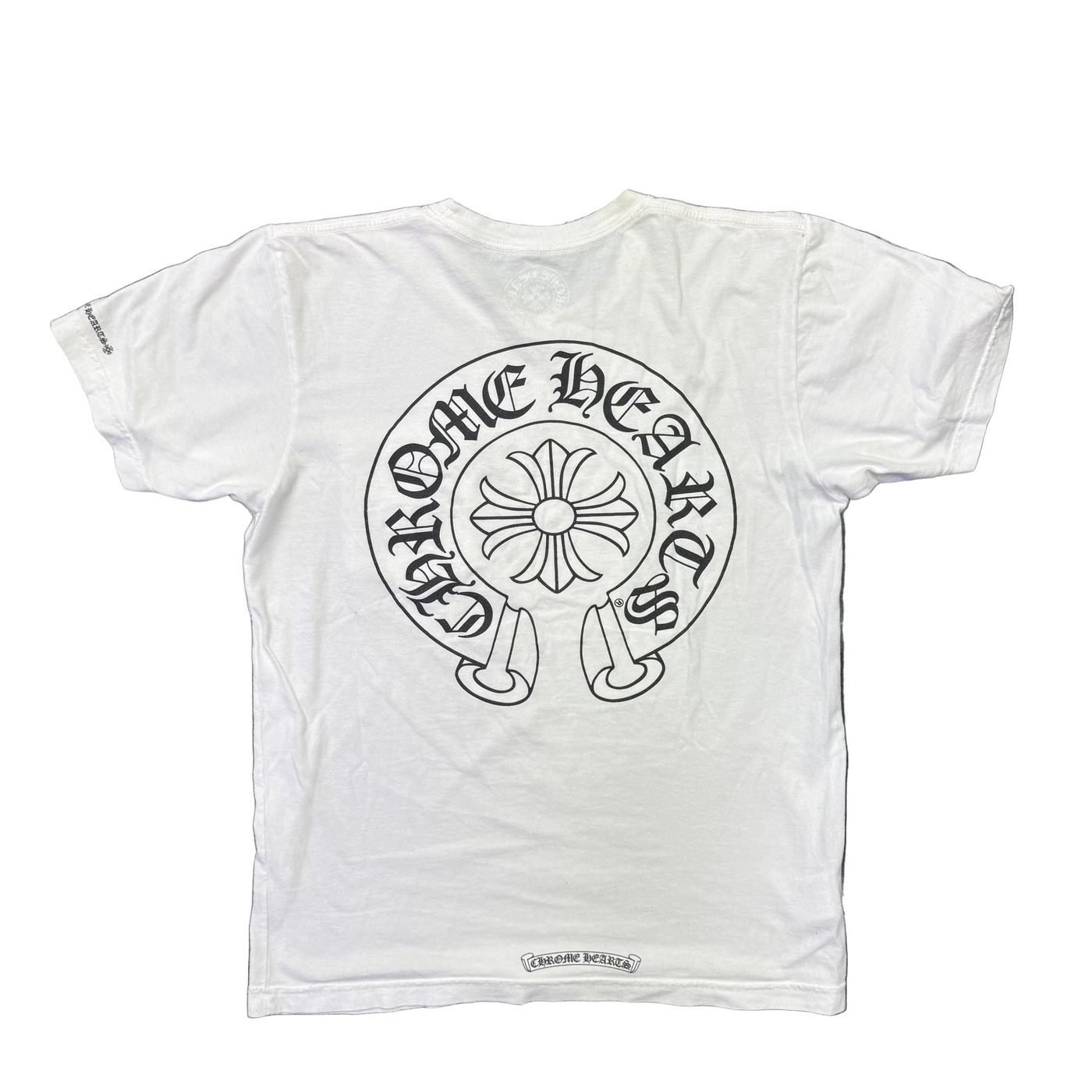 Chrome Hearts Horse Shoe Logo Pocket T-Shirt White