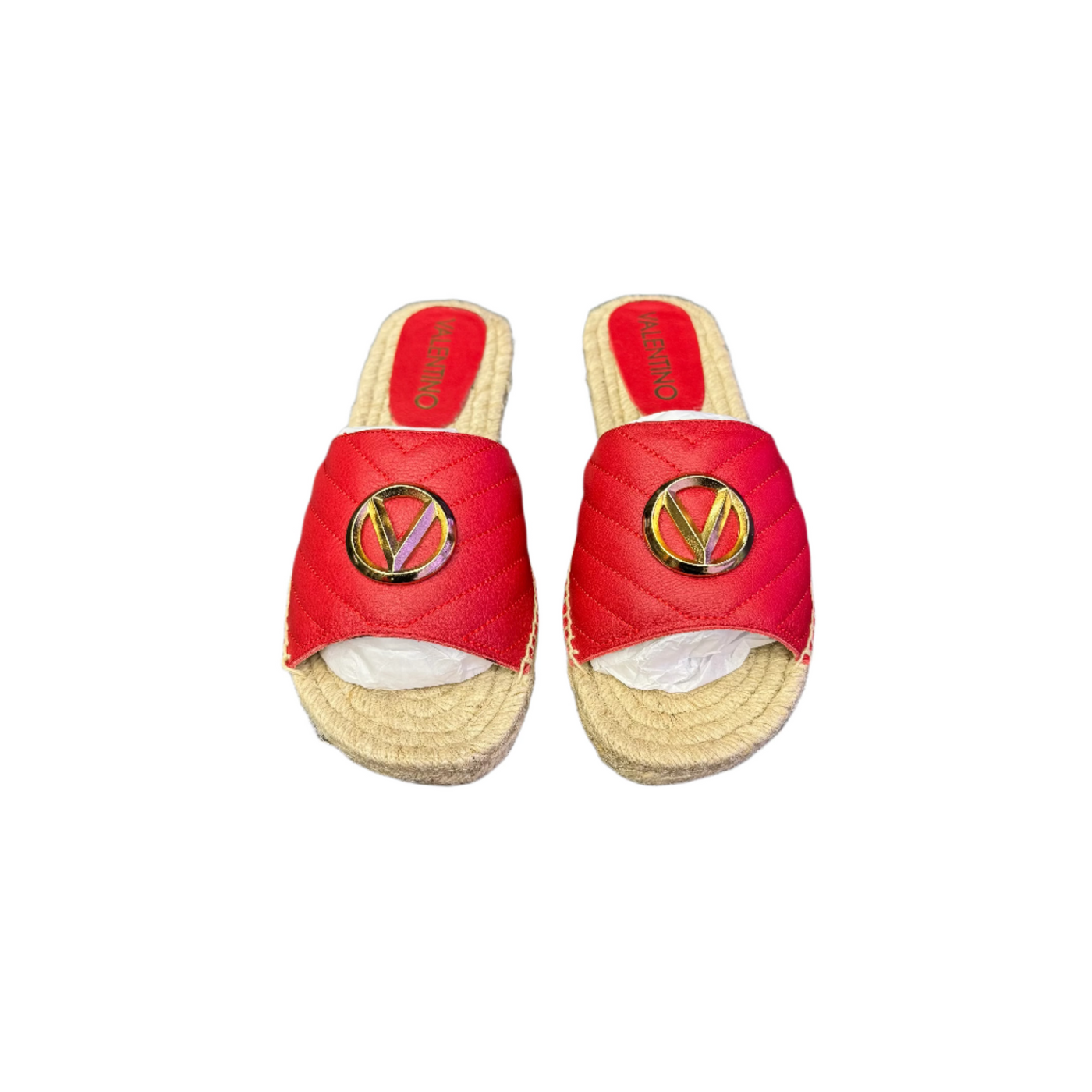 Valentino Clavel Sandals Red