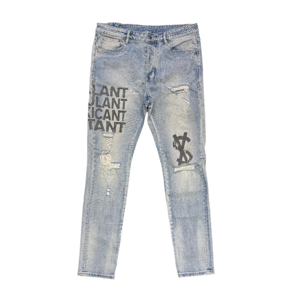 Ksubi Chitch Bombz Denim Jeans Blue