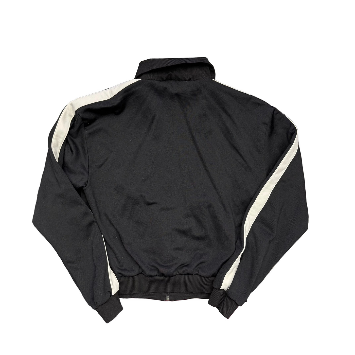 Balenciaga Logo Zip Up Track Jacket Black