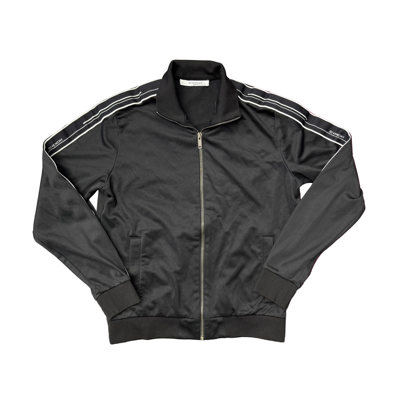 Givenchy Logo Jersey Track Jacket Black