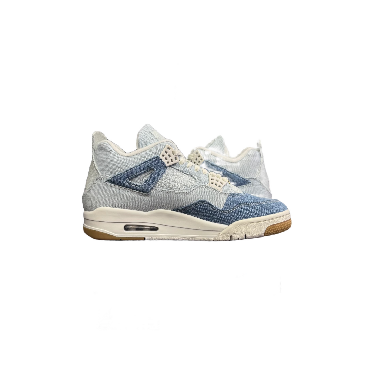 WMNS Nike Air Jordan 4 Retro TEX Denim Worn Blue