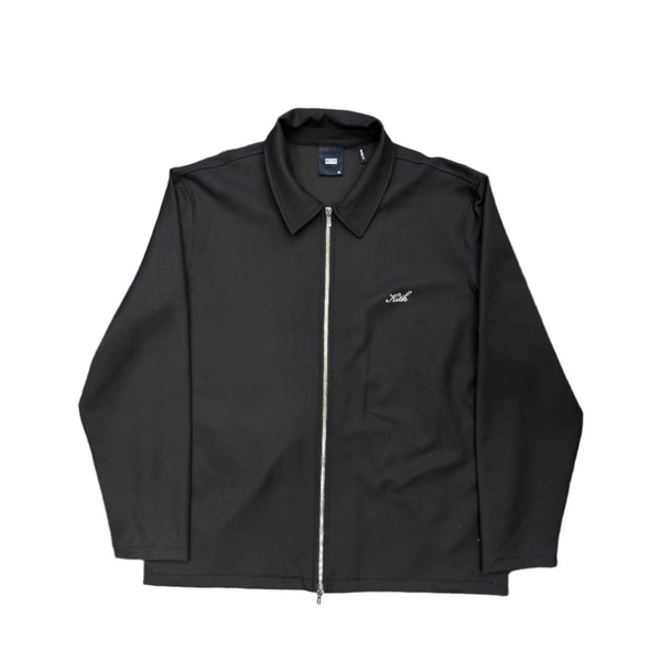 Kith Wrinkle Double Knit Coaches Jacket Black