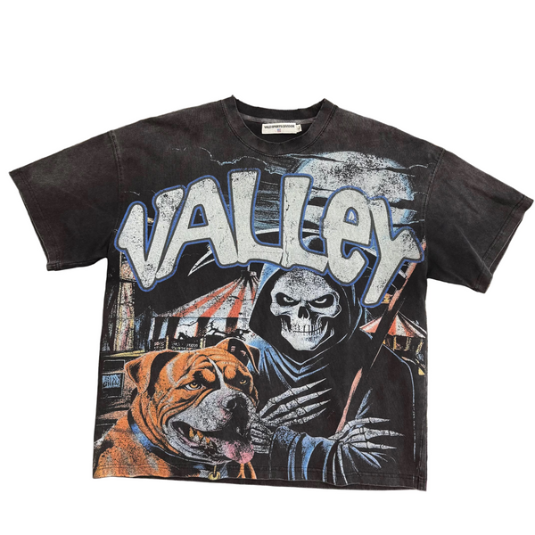 Vale Forever Grim Reaper T-Shirt Washed Black