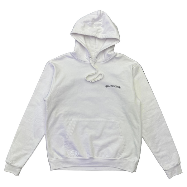 Chrome Hearts St. Barth Exclusive Anchor Cross Hoodie White