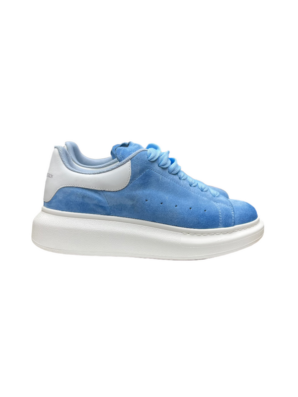 Alexander McQueen Oversized Suede Power Blue