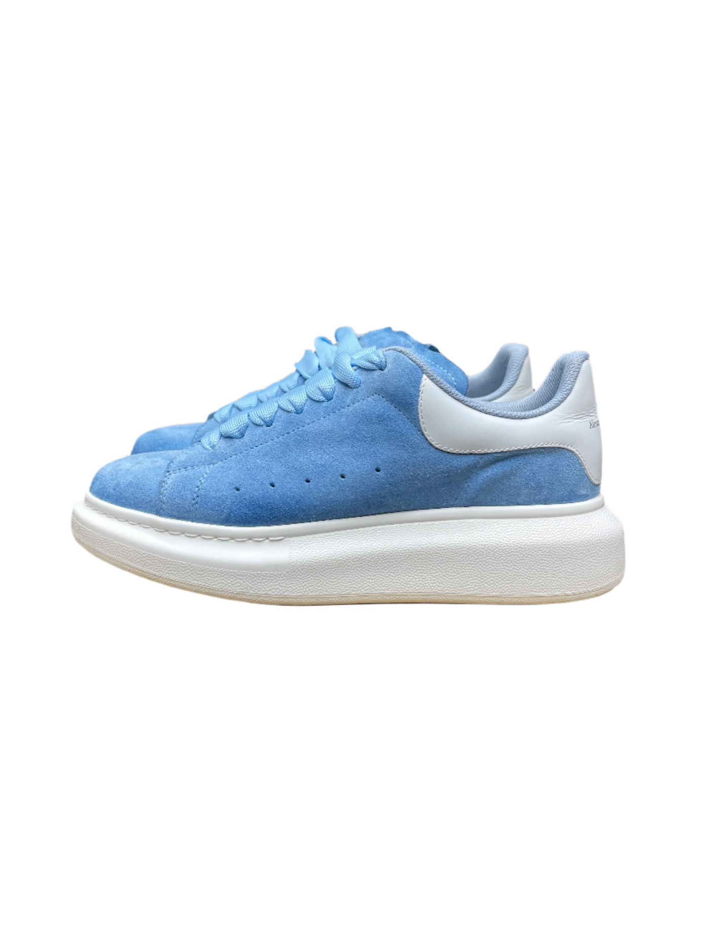 Alexander McQueen Oversized Suede Power Blue