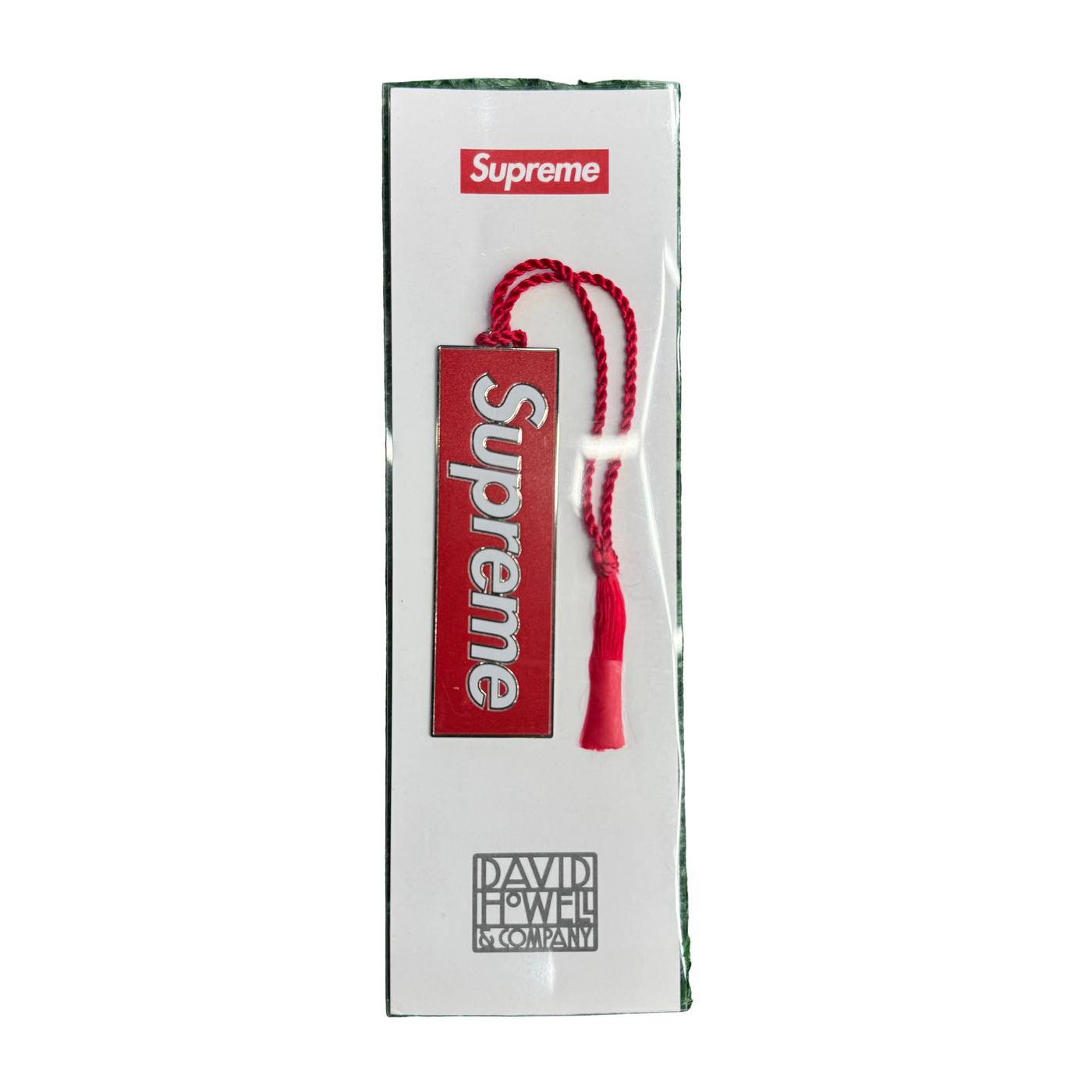 Supreme David Howell & Co. Metal Bookmark Red