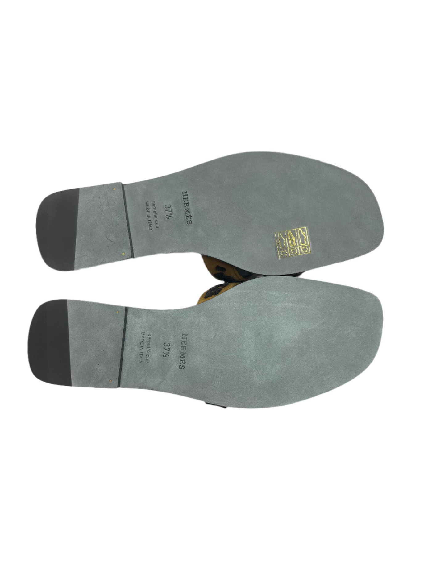 Hermes Oran Sandal Brun Fume